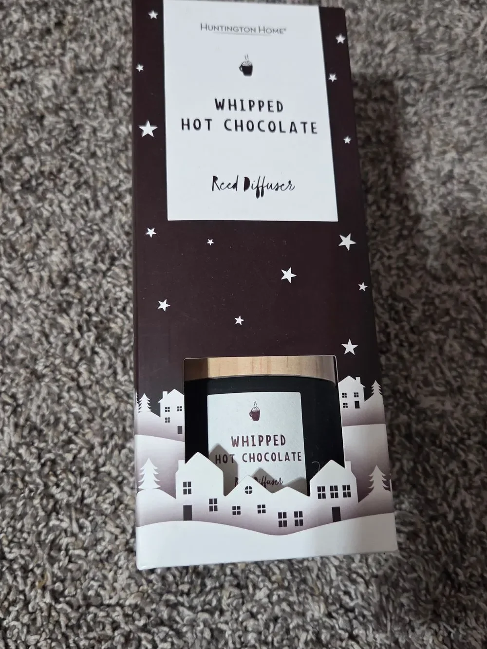 Huntington Home Whipped Hot Chocolate Reed Diffuser - Brown & Cream